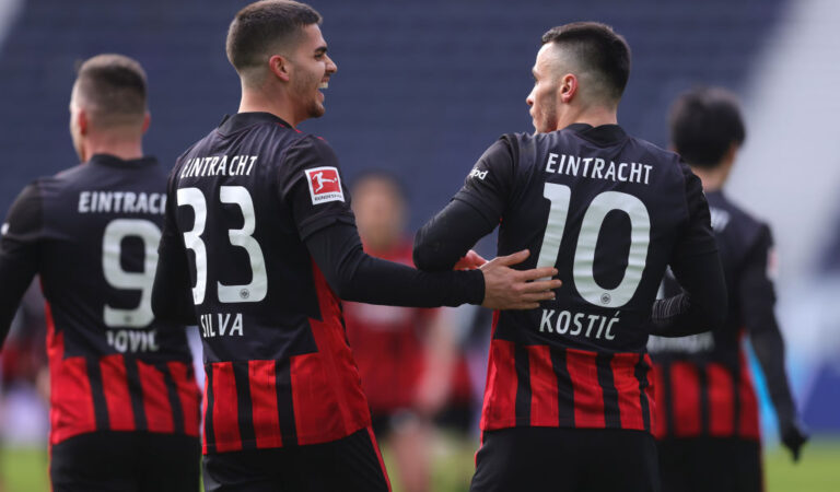 Bundesliga round-up: Frankfurt stretch lead in top-four battle as Haaland salvages a draw for BVB