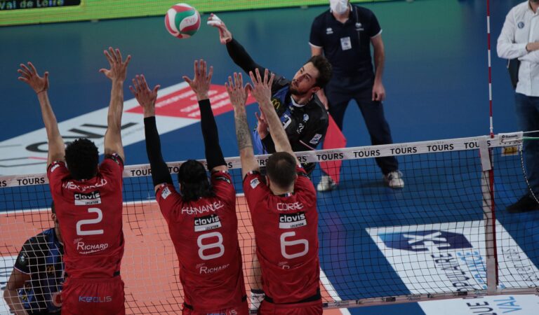 Ligue A volley play-offs round-up: Montpellier ease to win as Cambrai cause surprise; Chaumont save match points to win in five