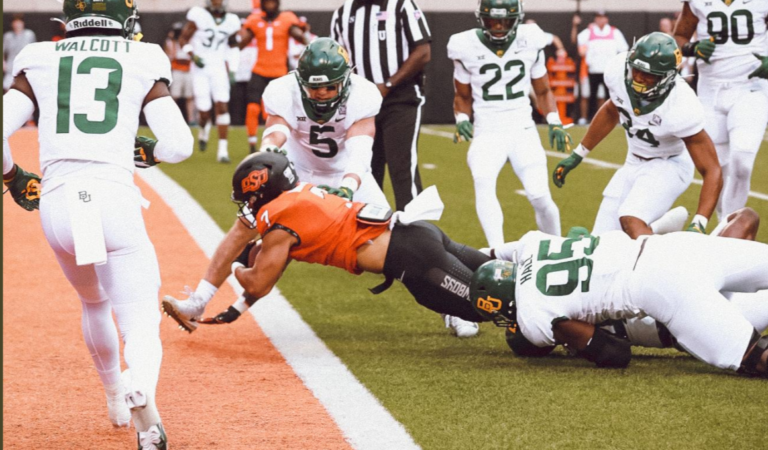 NCAA football match report: Oklahoma State Cowboys 24-14 Baylor Bears